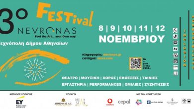 Photo of 3ο Nevronas FESTival στην Τεχνόπολη… Ελάτε να γιορτάσουμε ΜΑΖΙ!